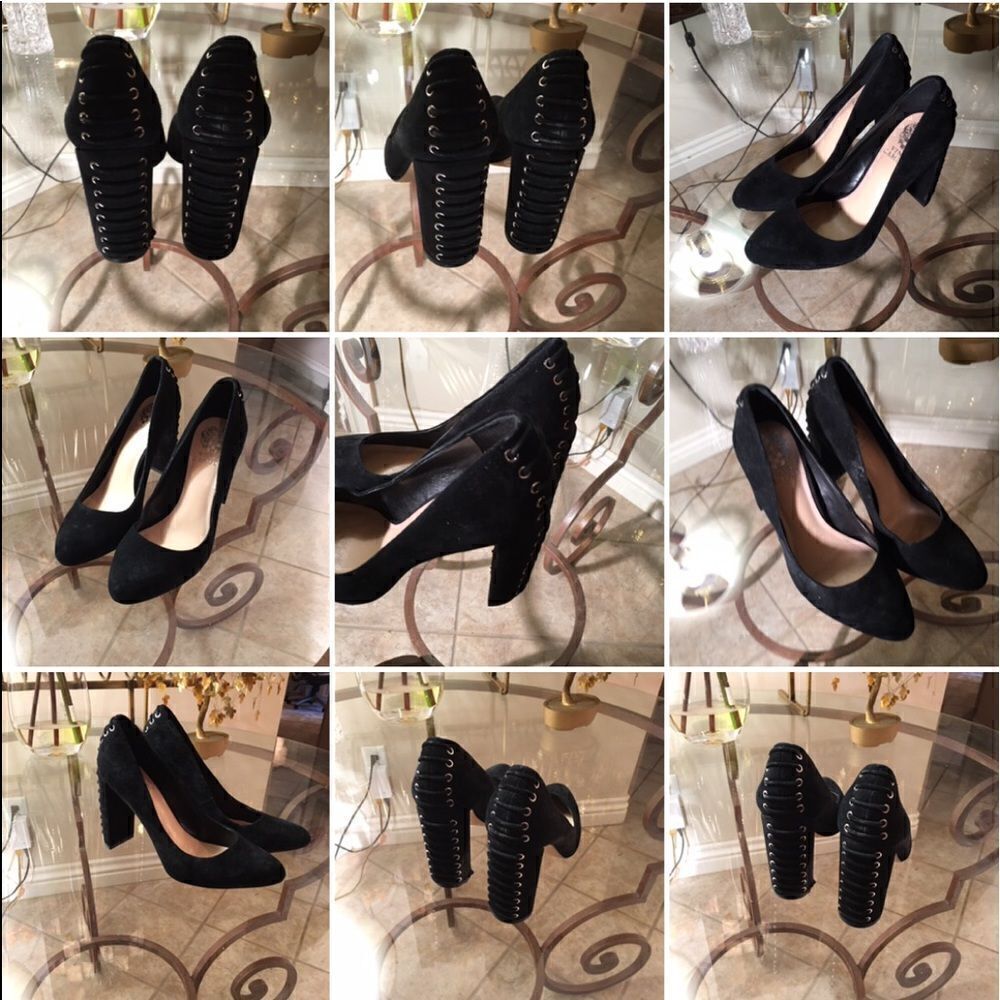 🎃 VINCE CAMUTO Corset Back Block Heel! - Picture 7 of 8
